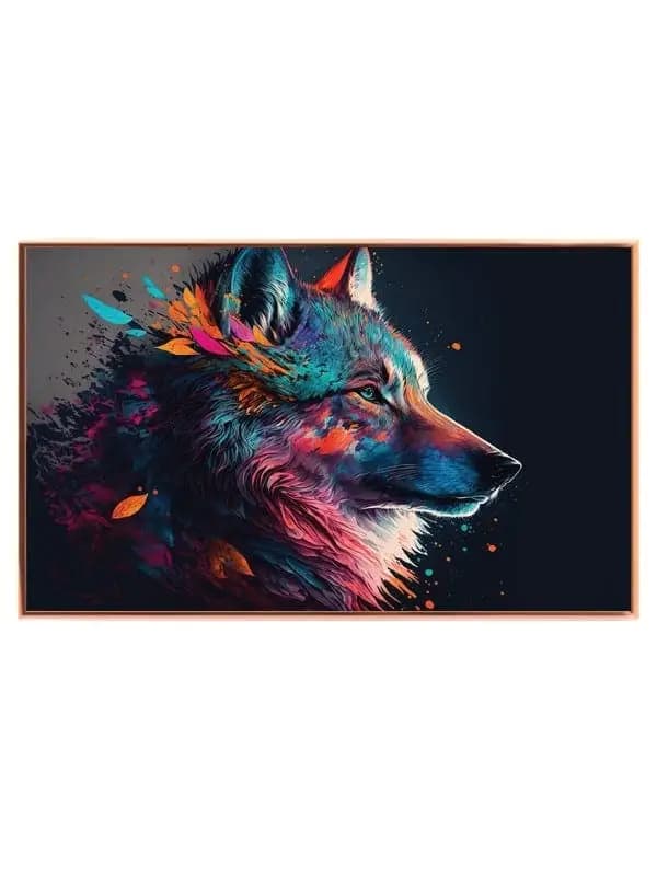 Colorful Wolf Plakat