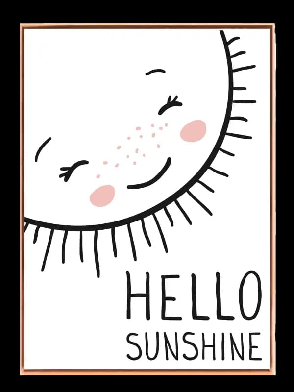 Gentle Smiling Sunshine Plakat
