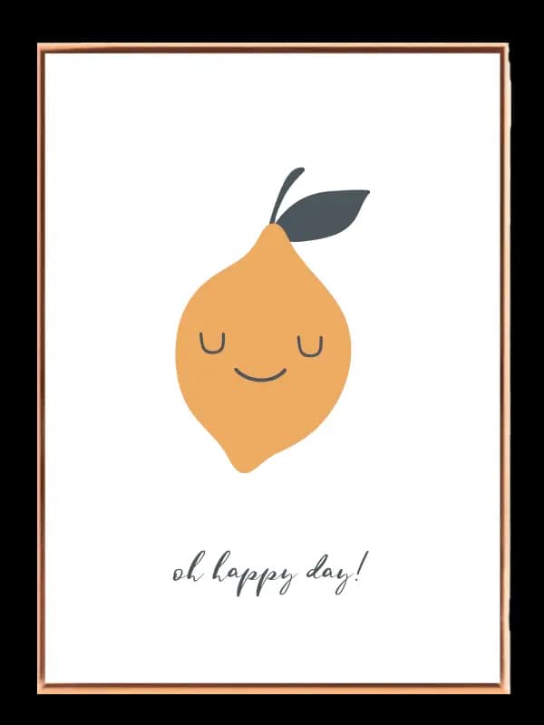 Happy Day Gentle Quote Plakat