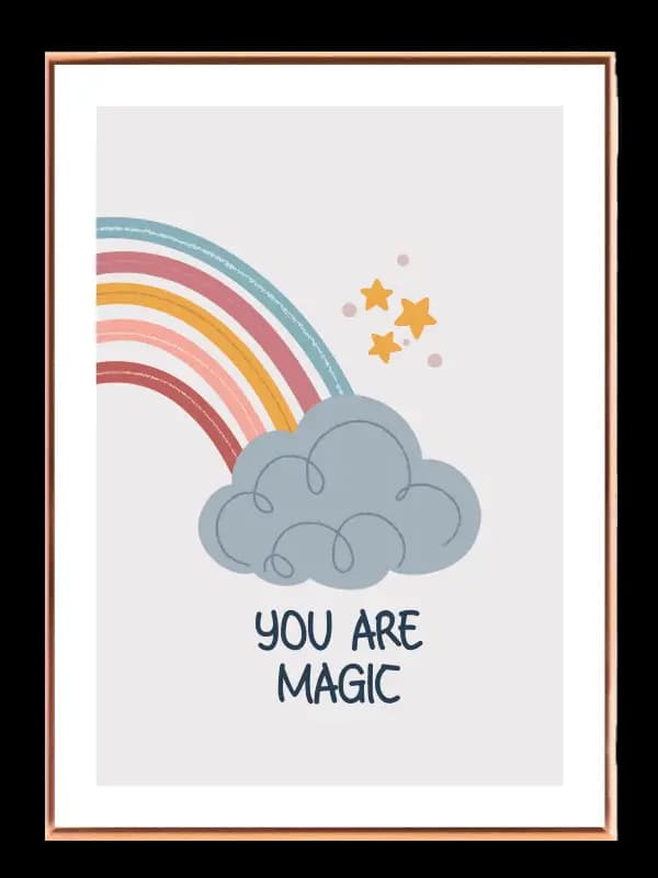 Magical Rainbow You Are Magic Plakat