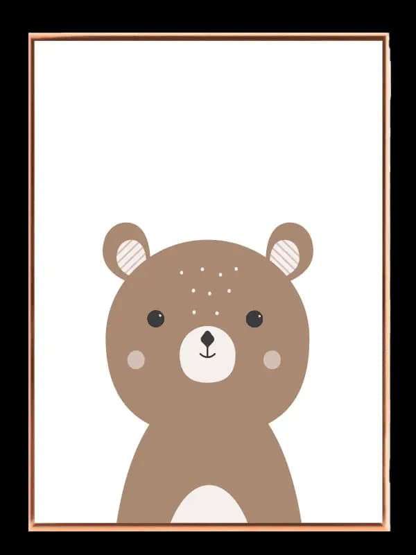 Gentle Bear Nursery Friend Plakat