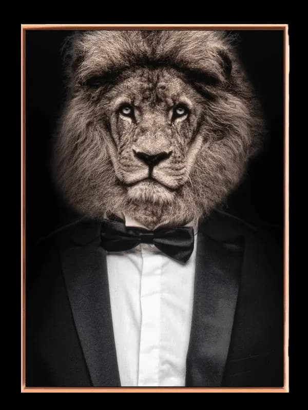 Brave Lion Gentleman Plakat