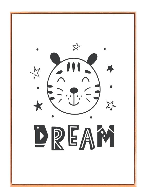 Dreamy Tiger Face Plakat