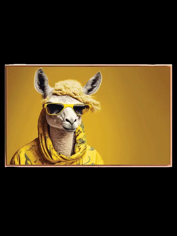 Cool Llama With Sunglasses Plakat