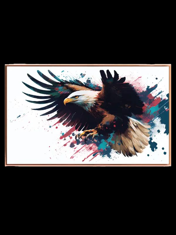 Brave Eagle In Flight Kids Room Plakat