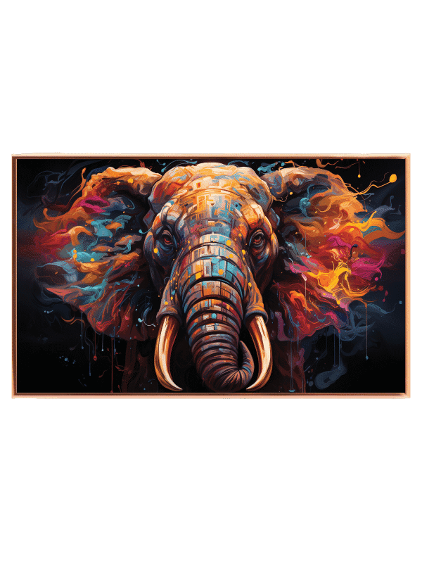 Vibrant Elephant Adventure Plakat