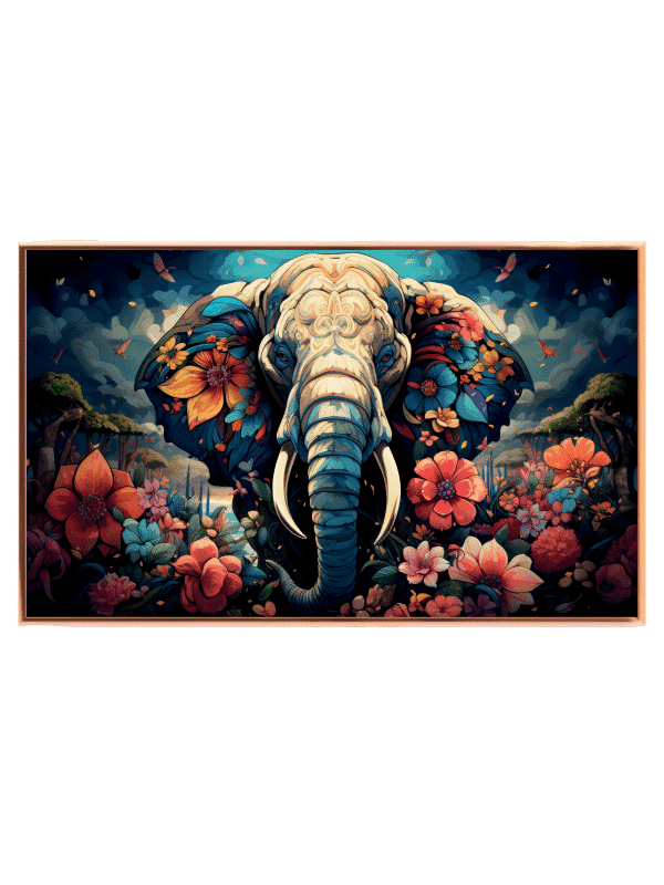 Magical Elephant In Bloom Plakat