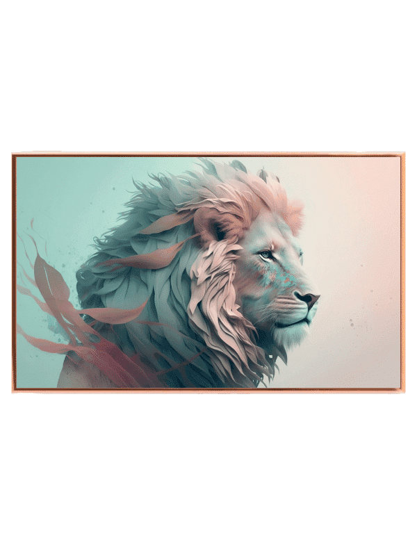 Majestic Dreamy Lion Plakat