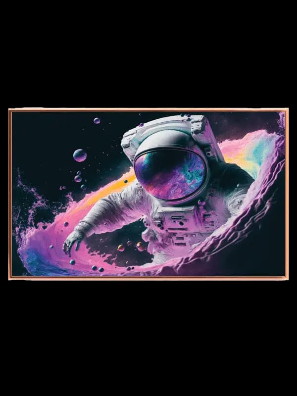 Magical Space Explorer Astronaut Plakat