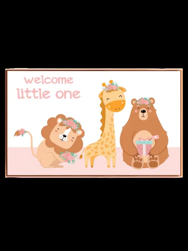 Gentle Safari Friends Plakat