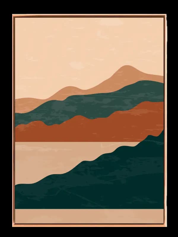 Earthly Horizon Layers Plakat