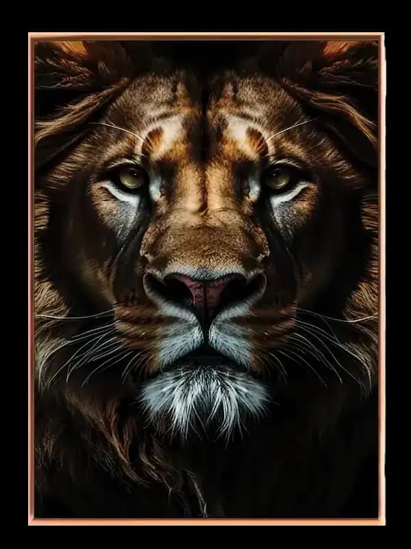 Lion Face IV Plakat