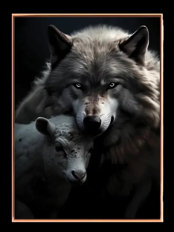 Wolf And Lamb Plakat