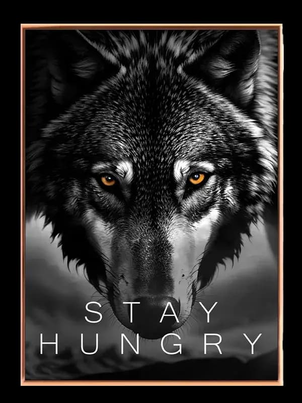 Wolf Close Up Plakat