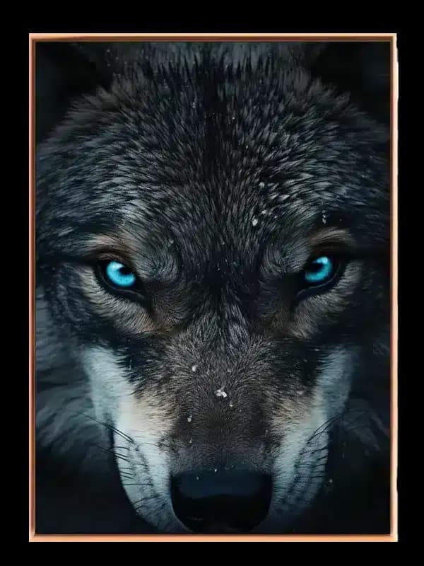 Wolf Closeup Plakat