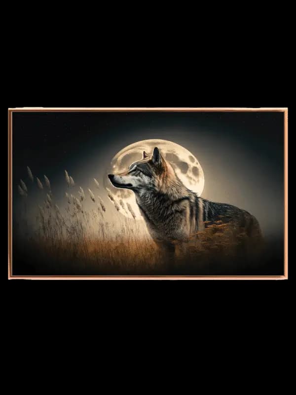 Wolf Full Moon Plakat