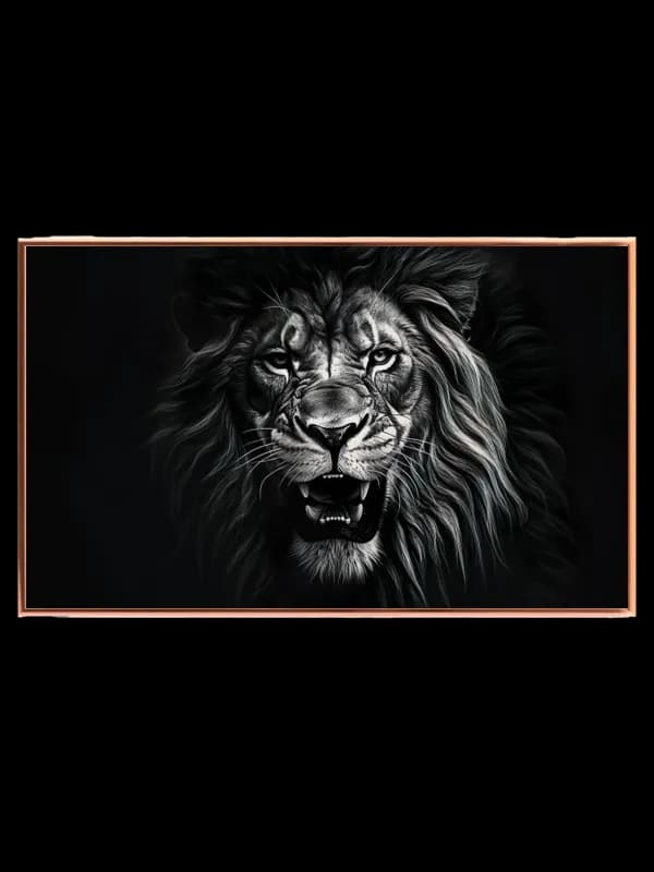 Lion Intense Closeup Plakat