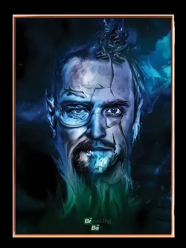 Dual Face Breaking Bad Poster