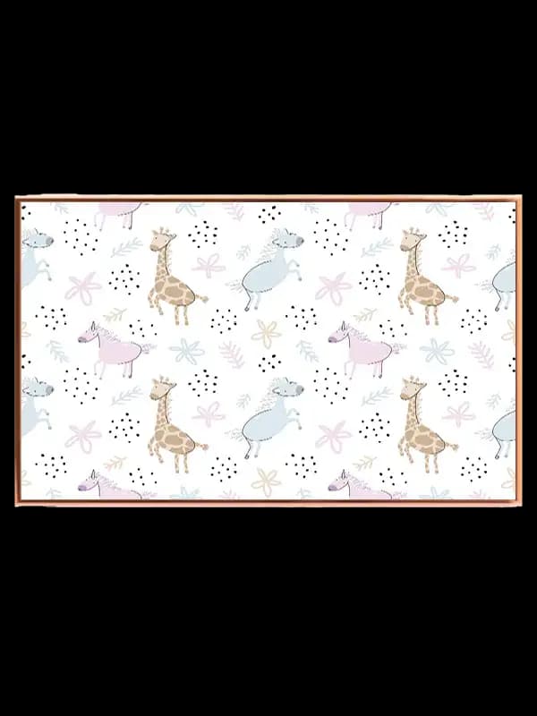 Gentle Pastel Safari Friends Plakat