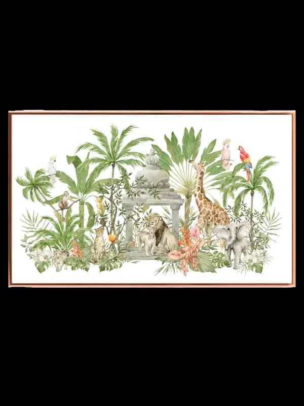 Playful Safari Jungle Friends Plakat