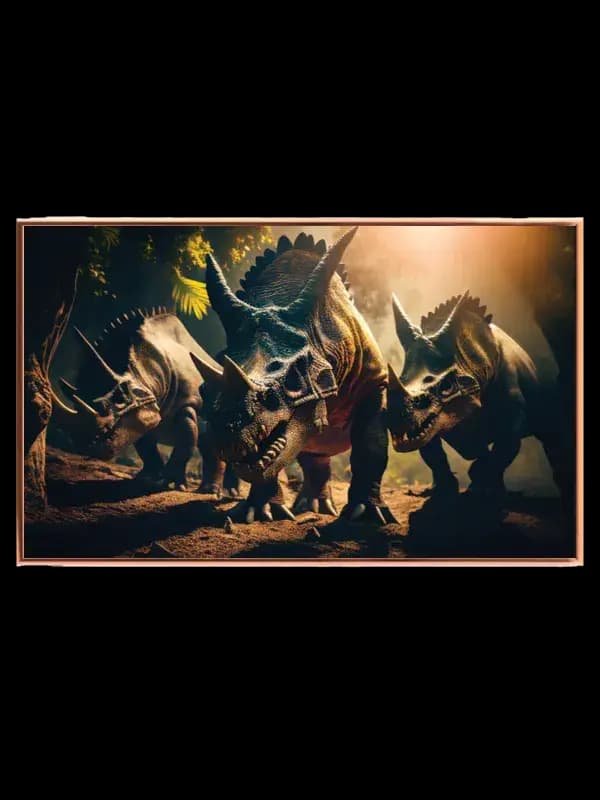 Mighty Triceratops Adventure Plakat