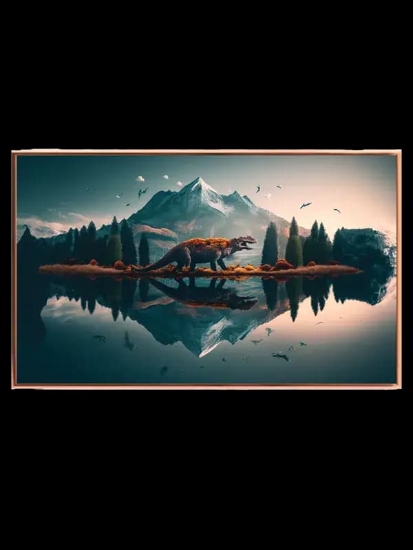 Mysterious Mountain Dinosaur Adventure Plakat
