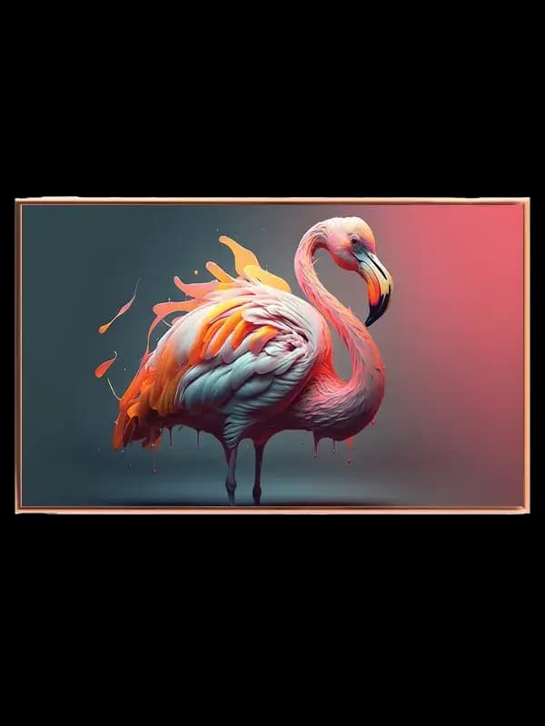 Playful Flamingo Kids Plakat