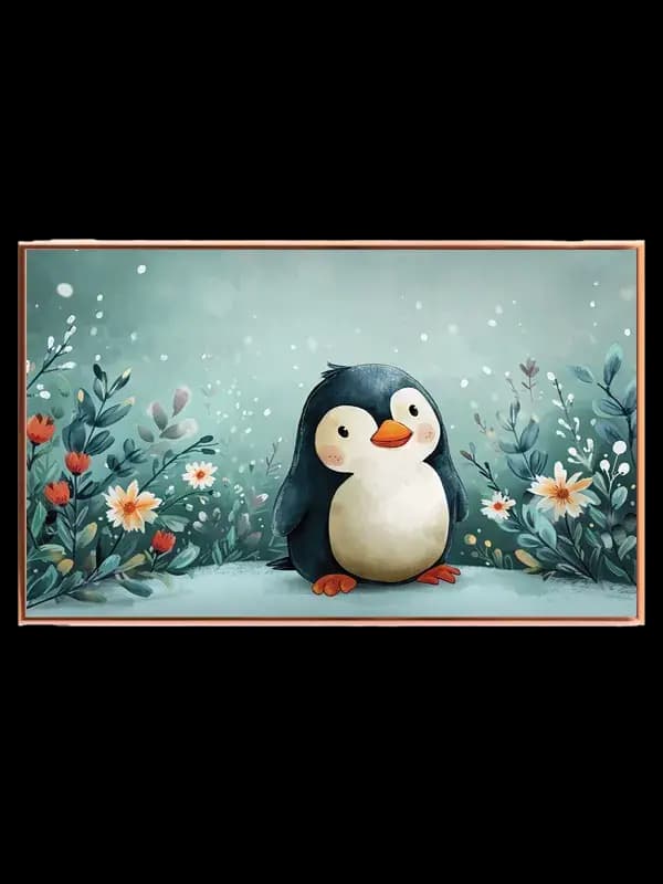 Cozy Little Penguin Plakat