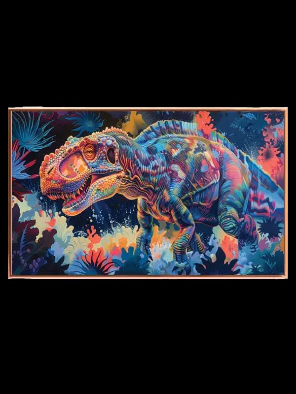 Vibrant Dinosaur Adventure Plakat