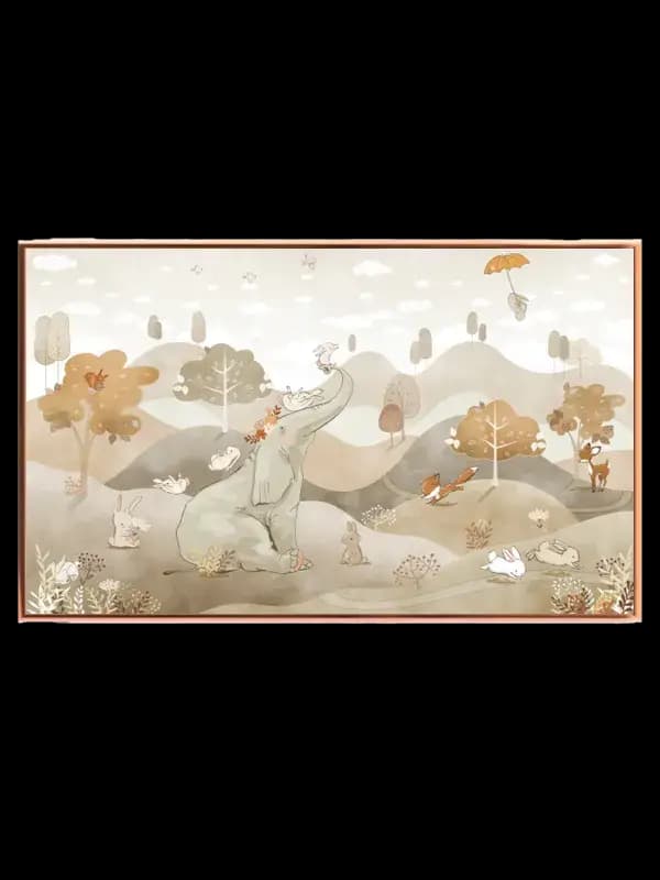 Gentle Woodland Animal Friends Plakat