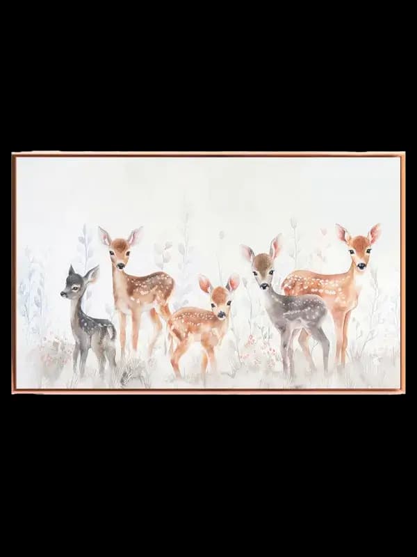 Gentle Fawn Family Plakat