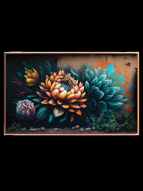 Krom Blomster Plakat