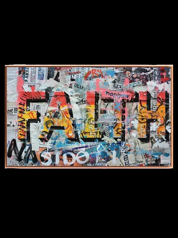 Beton Murværk Kontrast Plakat