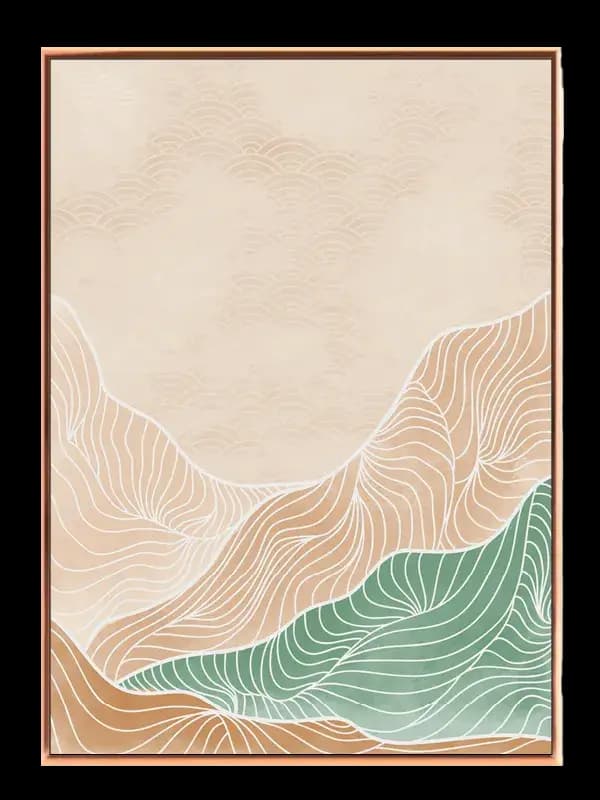 Contour Valley Harmony Plakat