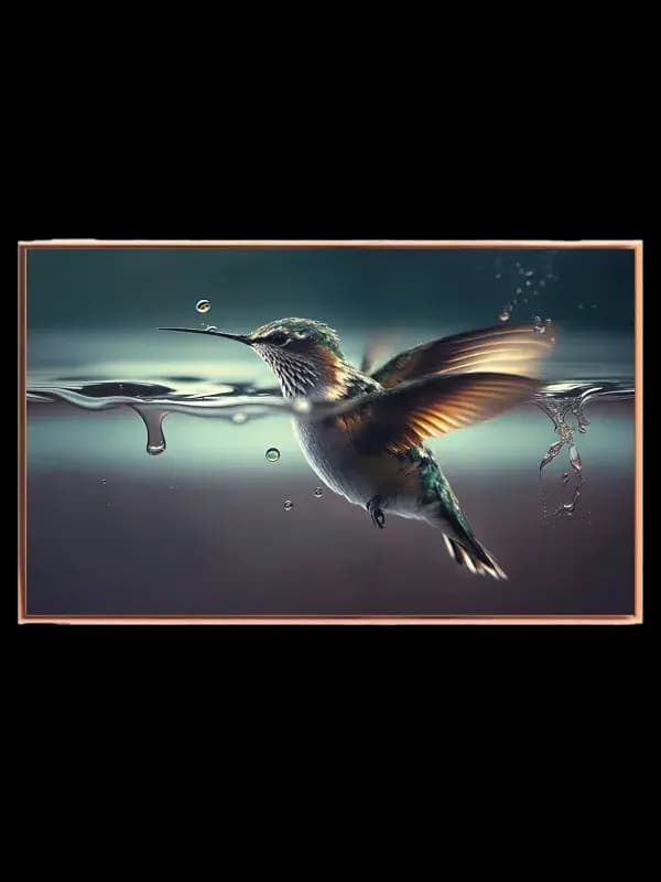 Kolibri Under Vandet Plakat