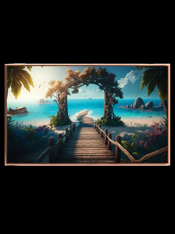 Sti Til Havets Port Plakat