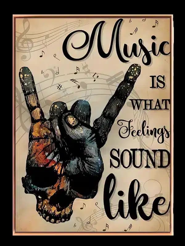 Musik Følelser Plakat