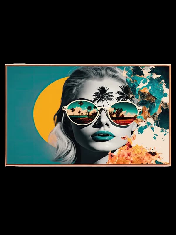 Retro Portræt med Solbriller