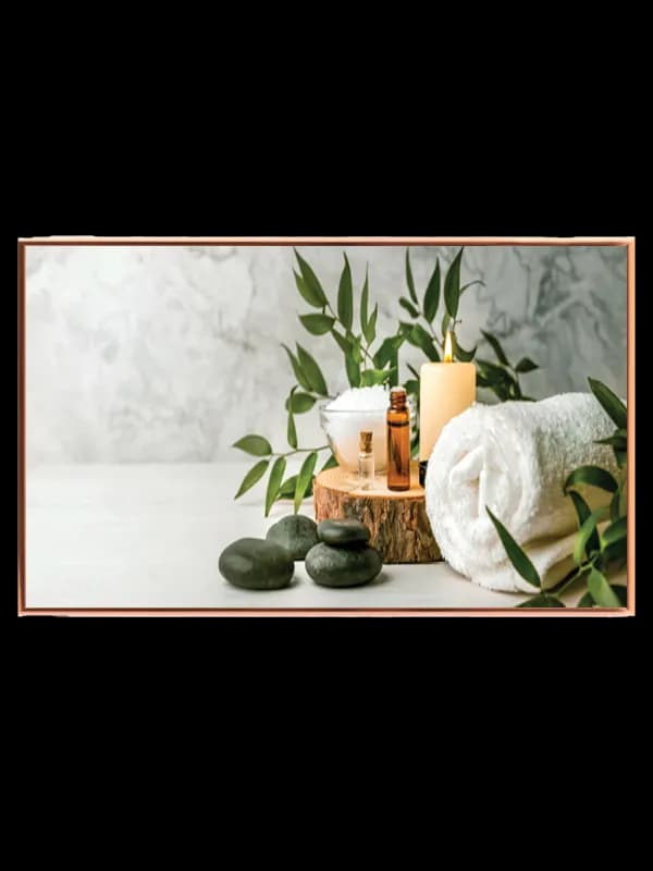 Stearinlys håndklæder sten olieflaske med tekstur