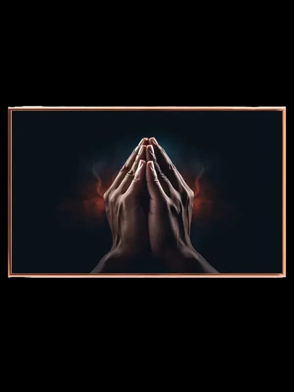 Bedende Hænder i Mørke