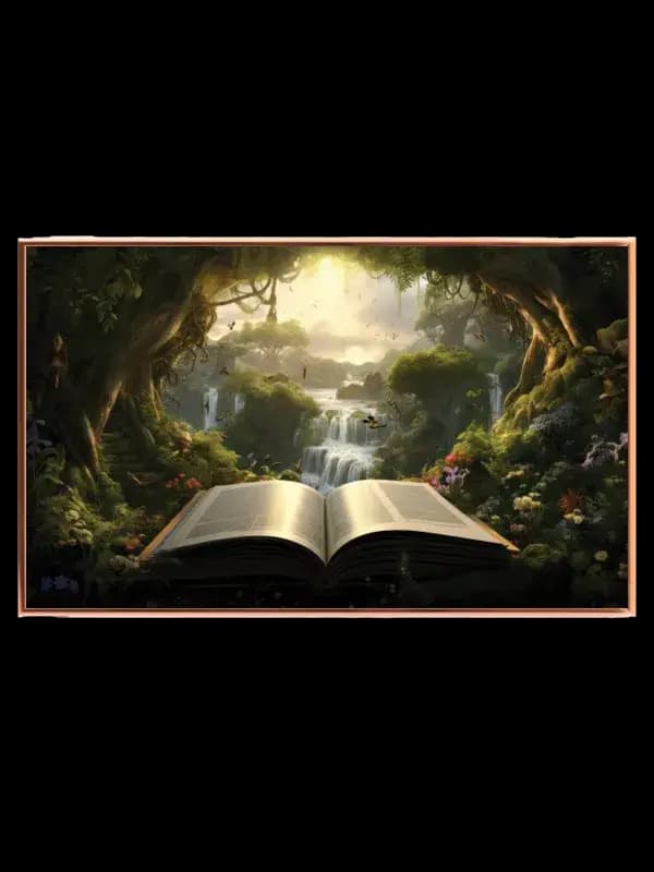 Magisk Bog ved Vandfald