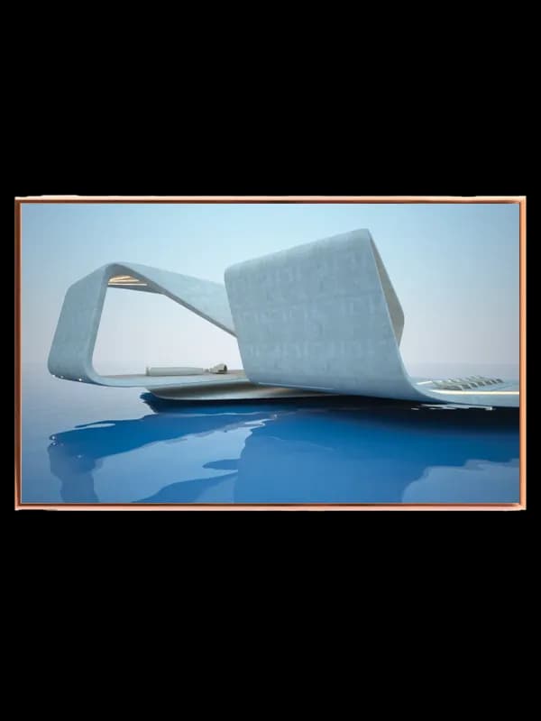 Futuristisk Arkitektur i Harmoni