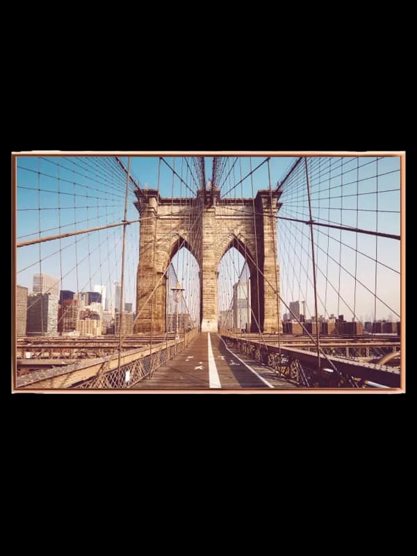 Brooklyn Bridge i Solskin