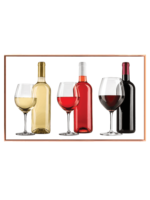 Vinflasker vinglas vin med refleksioner glas