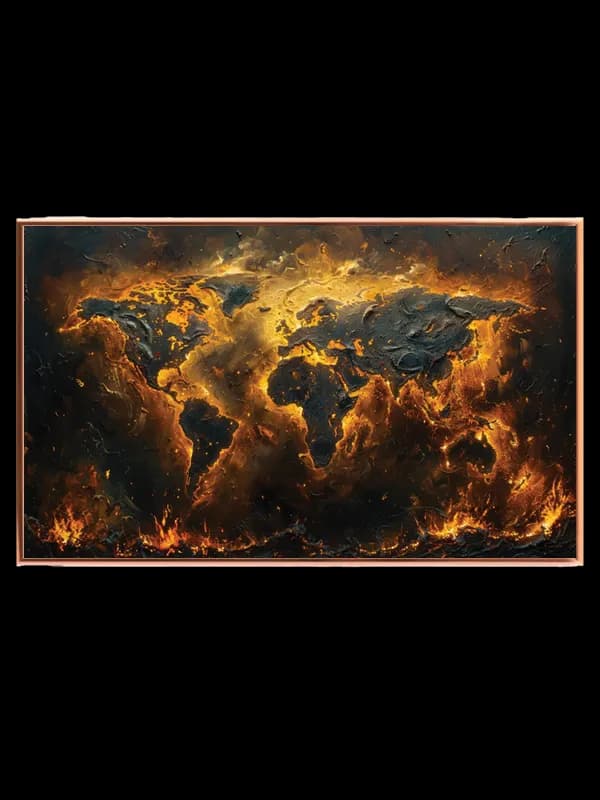 Verdenskort i Flammer