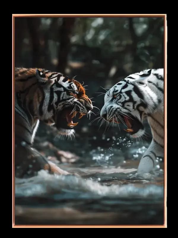Tiger Confrontation Plakat