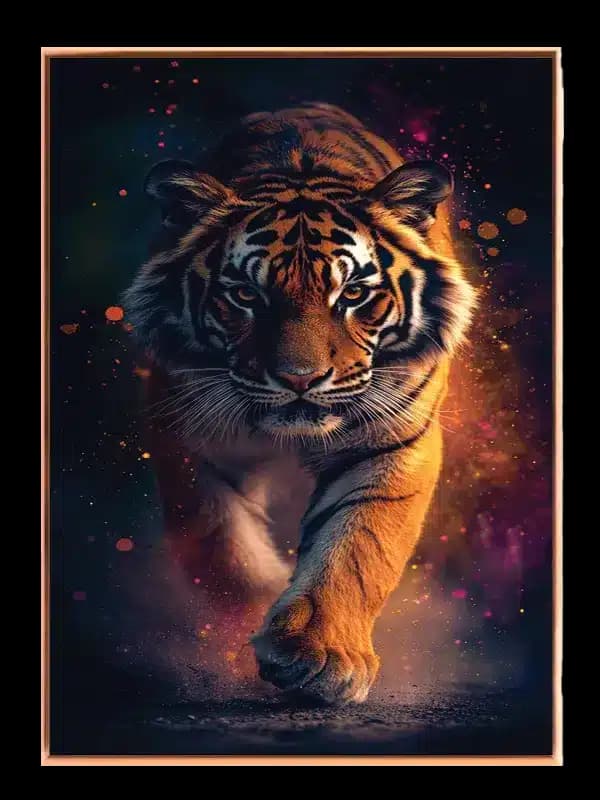 Tiger In Motion Plakat