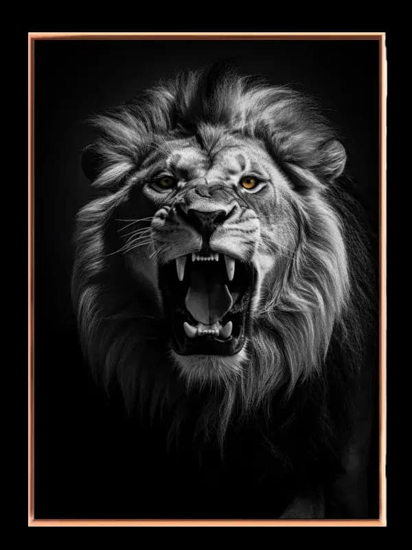 Roaring Lion No4 Plakat