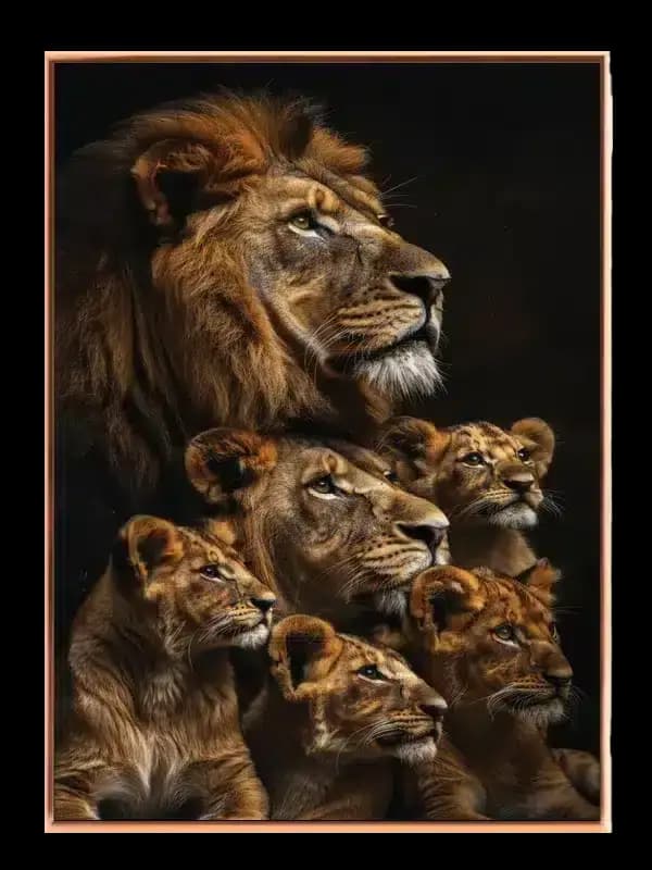 Lion Family Plakat