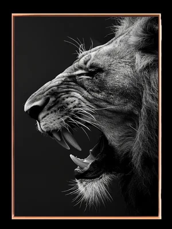 Lion Roar Plakat